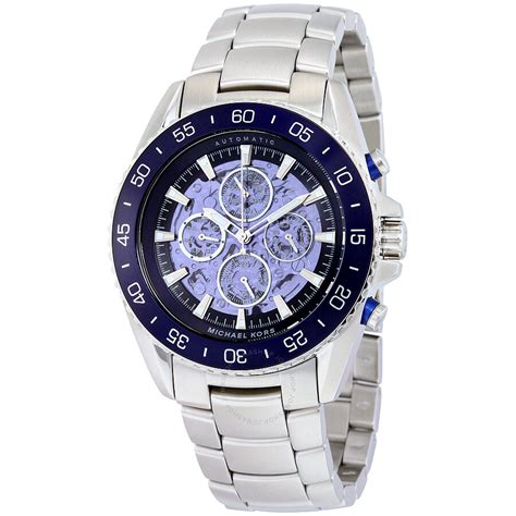 michael kors jetmaster blue|Michael Kors Jetmaster Blue Dial Stainless Steel Men's Watch .